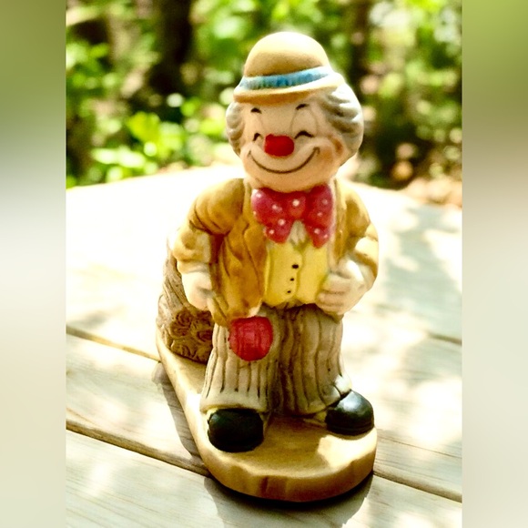 Vintage LUVKINS JASCO Clown Candle Holder - Picture 2 of 6